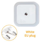 Wireless Sensor LED Night Light EU Plug Mini Square Nights Lights for Baby Children Living Room Bedroom Corridor Lighting Lamp