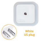 Wireless Sensor LED Night Light EU Plug Mini Square Nights Lights for Baby Children Living Room Bedroom Corridor Lighting Lamp